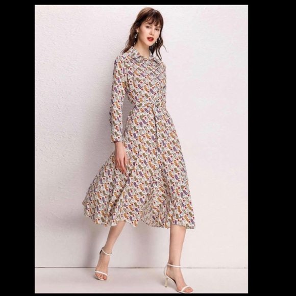 Sandro Bootseen MIDI Dress - Picture 10 of 11